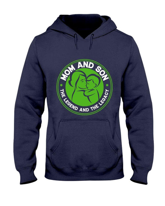 Mom and son the legend the legacy - Hoodie - Froody Fashion