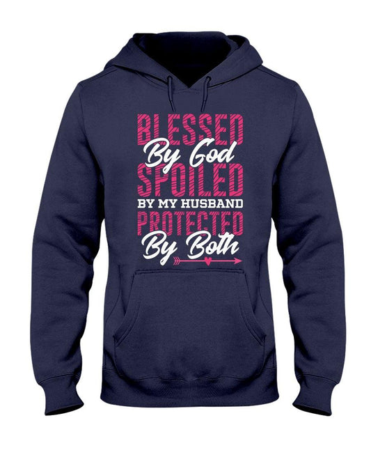 Blessed By God Spoiled By My Husband- Hoodie - Froody Fashion