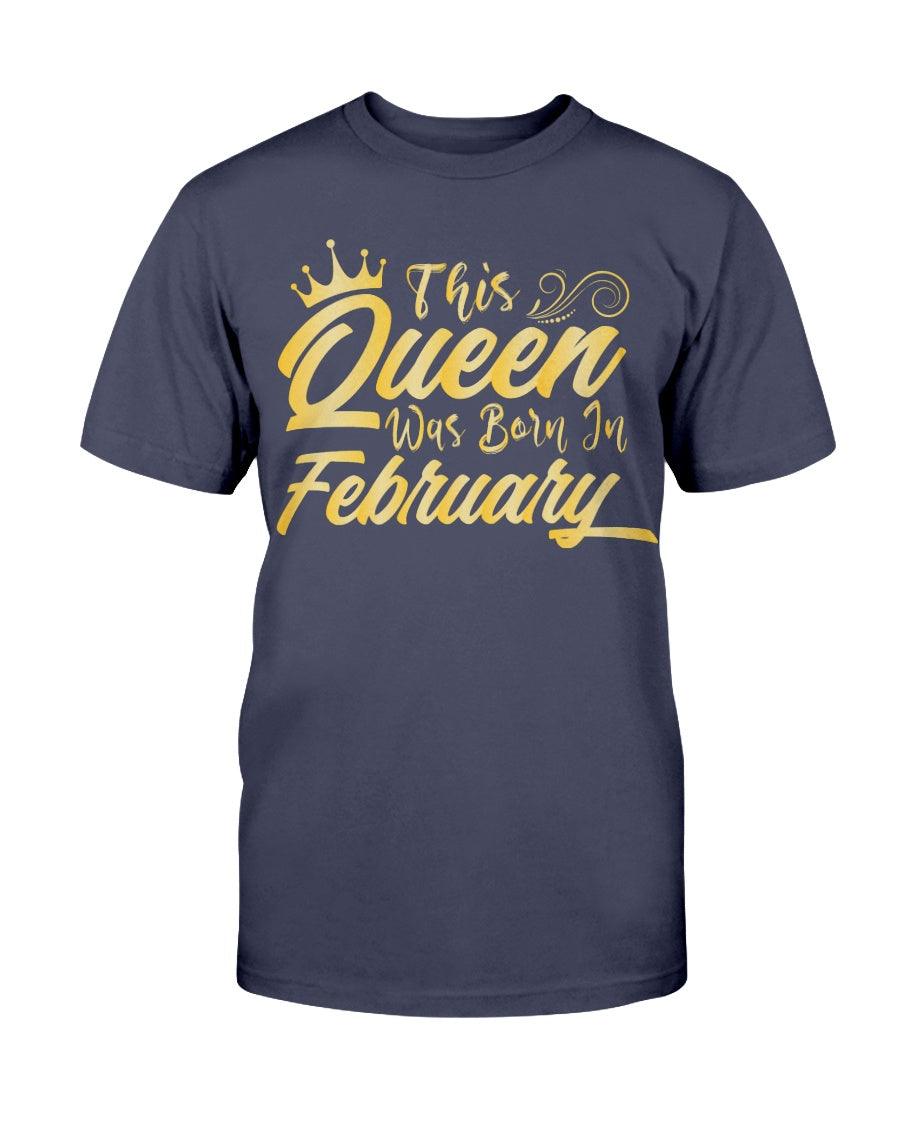 This Queen are born in February - T-Shirt - Froody Fashion