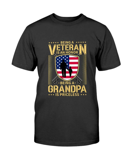 Being a veteran is an honor being a grandpa is priceless - Froody Fashion