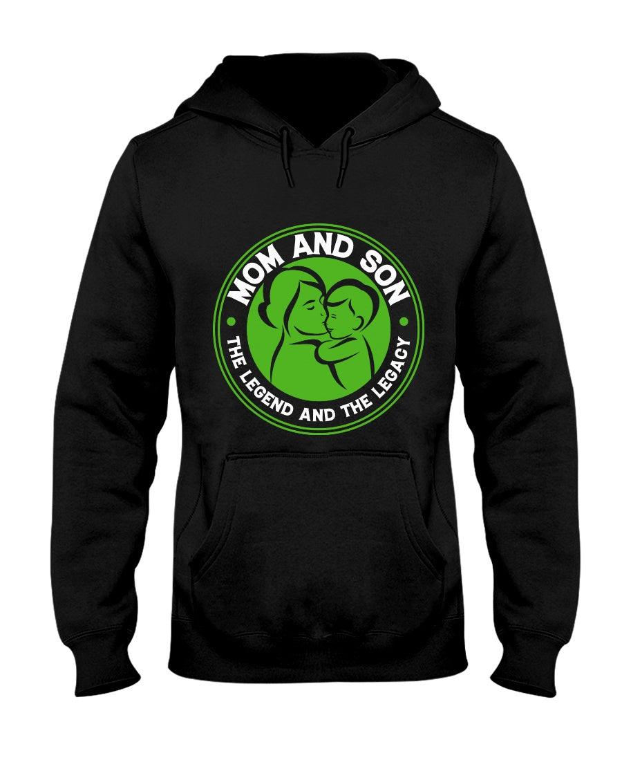 Mom and son the legend the legacy - Hoodie - Froody Fashion